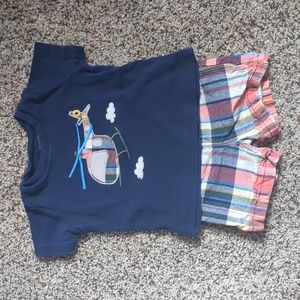 3 piece Carter's helicopter set, madras